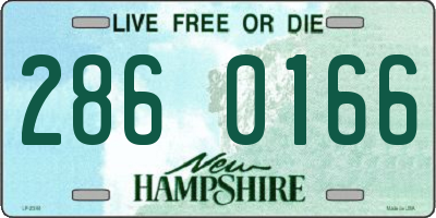 NH license plate 2860166