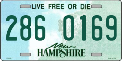NH license plate 2860169