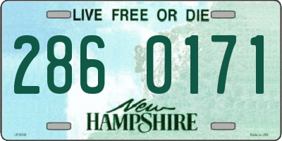 NH license plate 2860171