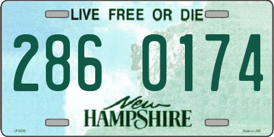 NH license plate 2860174