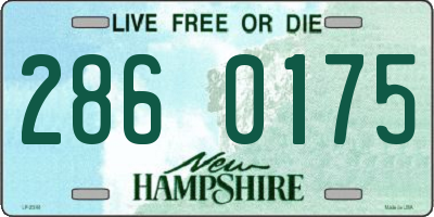 NH license plate 2860175