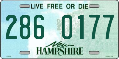 NH license plate 2860177