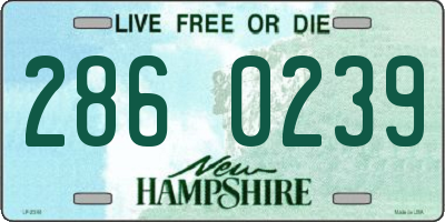 NH license plate 2860239