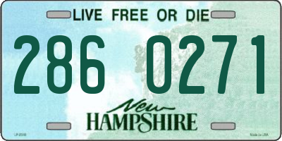 NH license plate 2860271