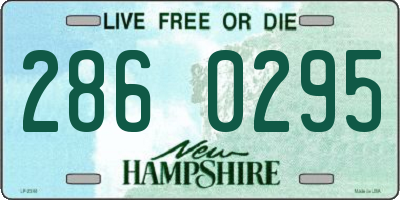 NH license plate 2860295