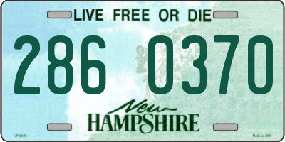 NH license plate 2860370