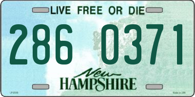 NH license plate 2860371