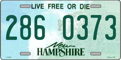 NH license plate 2860373