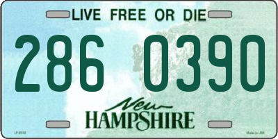 NH license plate 2860390