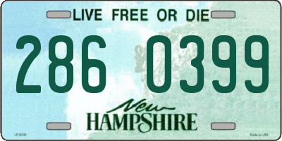 NH license plate 2860399