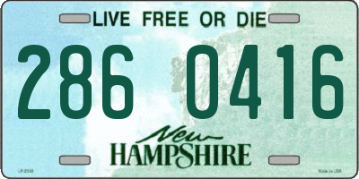NH license plate 2860416