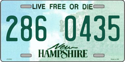 NH license plate 2860435