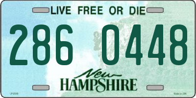 NH license plate 2860448