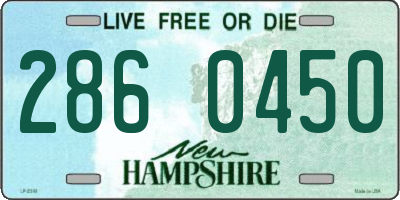 NH license plate 2860450