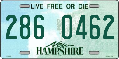 NH license plate 2860462