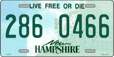NH license plate 2860466