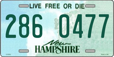 NH license plate 2860477