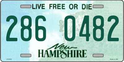 NH license plate 2860482