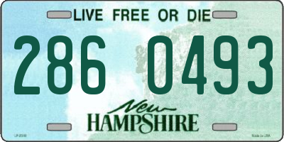 NH license plate 2860493