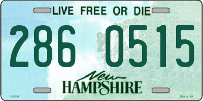 NH license plate 2860515