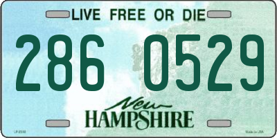 NH license plate 2860529