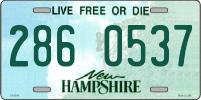NH license plate 2860537