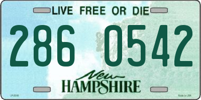 NH license plate 2860542