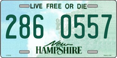 NH license plate 2860557