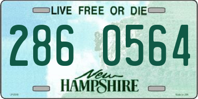 NH license plate 2860564