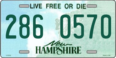 NH license plate 2860570