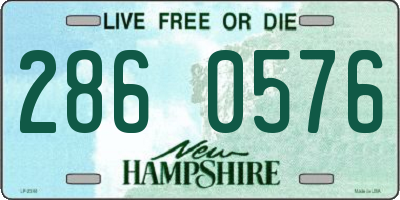 NH license plate 2860576