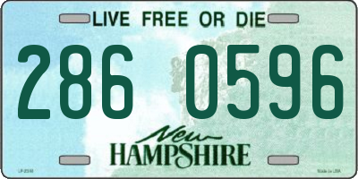 NH license plate 2860596