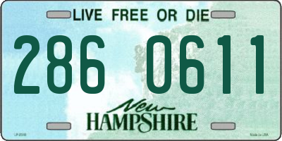 NH license plate 2860611