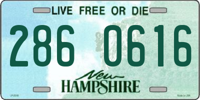 NH license plate 2860616