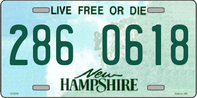 NH license plate 2860618