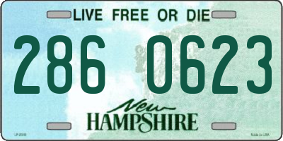 NH license plate 2860623