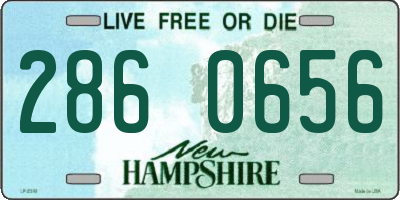 NH license plate 2860656