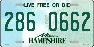 NH license plate 2860662