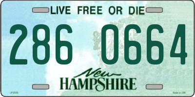 NH license plate 2860664