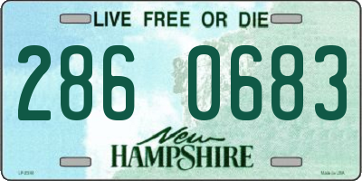NH license plate 2860683