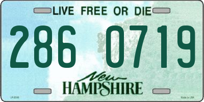NH license plate 2860719