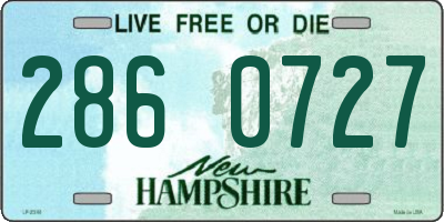 NH license plate 2860727