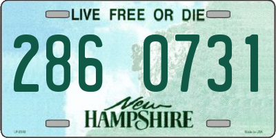NH license plate 2860731
