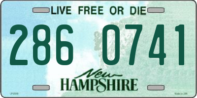 NH license plate 2860741