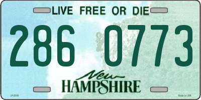NH license plate 2860773