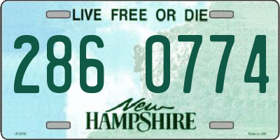 NH license plate 2860774