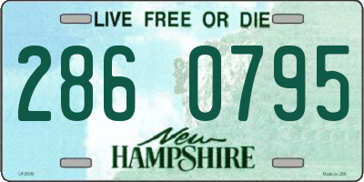 NH license plate 2860795