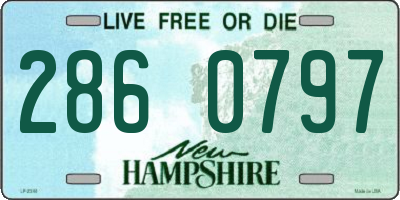 NH license plate 2860797
