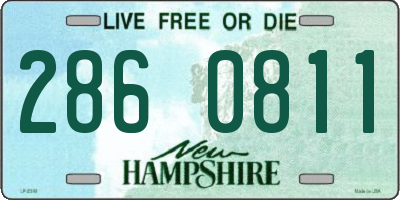 NH license plate 2860811