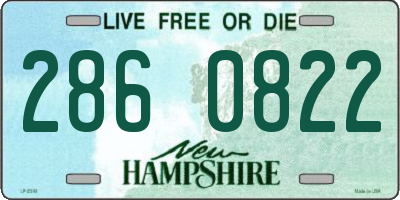 NH license plate 2860822